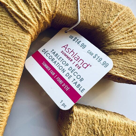 NWT Michaels Golden Yellow Textured Letter "G" Table Top Decor by Ashland - Picture 3 of 9